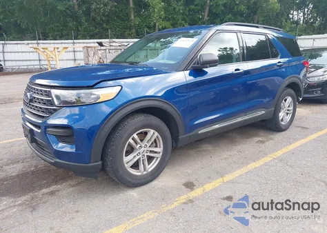 2021 Ford Explorer Xlt z USA, uszkodzony, nr VIN 1FMSK8DH0MGB75357